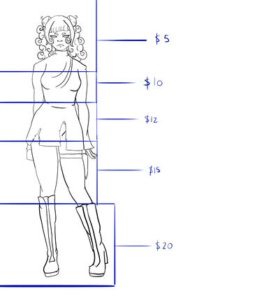 Normal Style Lineart Pricing